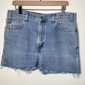 SIGNATURE BY LEVI STRAUSS Mens Cut Off Jean Shorts